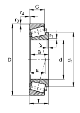 30300 - Tapered roller bearing