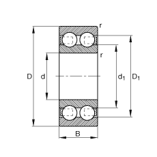 4200 deep groove ball bearing