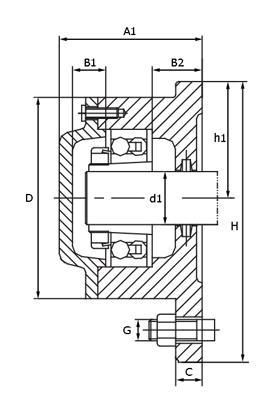 722500 bearing housing