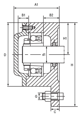 722500 bearing housing