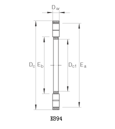 894 thrust roller bearings