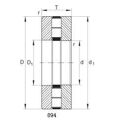 894 thrust roller bearings