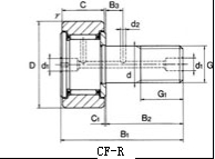CF-R - curve roller bearing