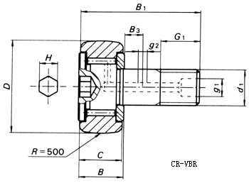 CR-VBR - curve roller bearing