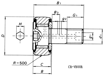 CR-VBUUR - curve roller bearing