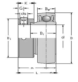 CSA204-12 spherical radial ball bearing