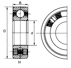 DX - drawn cup needle roller clutch