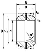 GE - XS/K - plain bearing