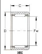 HMK - sealed drawn cup needle roller bearing