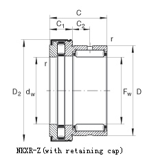 NKXR-Z - thrust cylindrical roller bearing