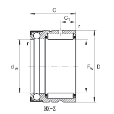 NX-Z - needle-thrust ball bearing