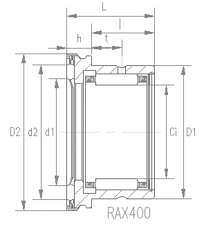 RAX400 - thrust cylindrical roller bearing