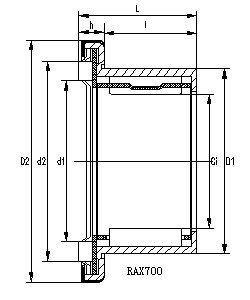 RAX700 - thrust cylindrical roller bearing