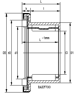 RAXF700 - thrust cylindrical roller bearing