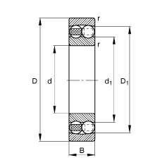 RL Self-aligning ball bearing