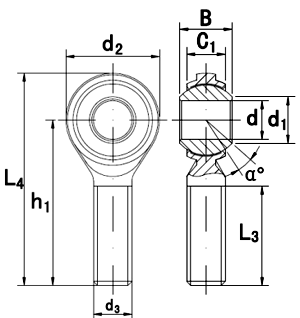 SA-PK - Rod End