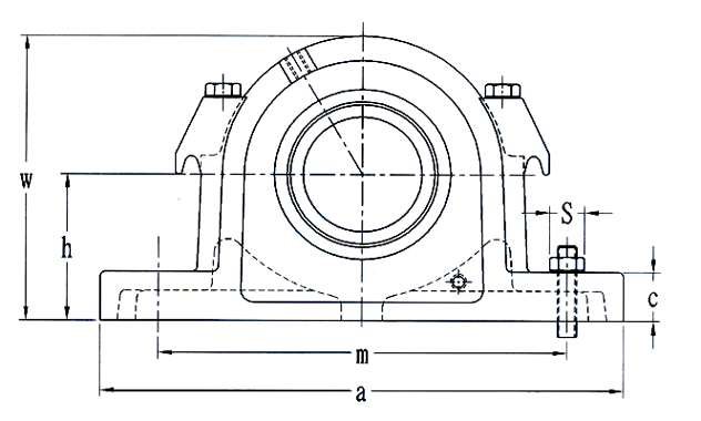 SAF200 bearing housing