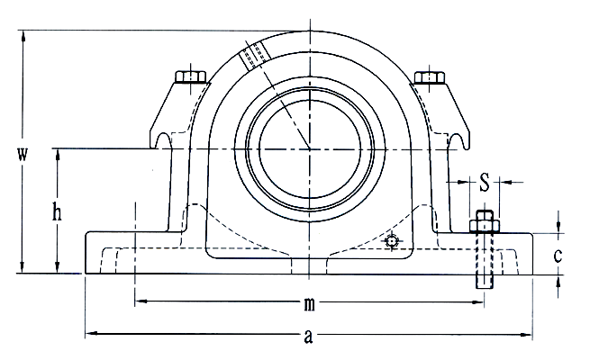 SAF500 bearing housing