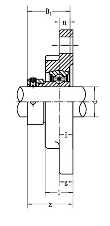 SAFX207-22 ball bearing unit