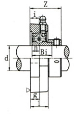 SALF205-15 ball bearing unit