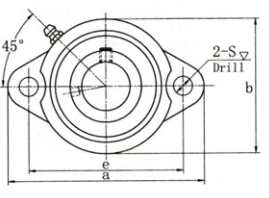 SALF203 ball bearing unit