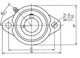 SALF200 - ball bearing unit