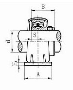 SAPP203-11 ball bearing unit