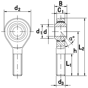 SAZP-S - Rod End