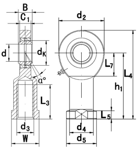 SI-ES - Rod End