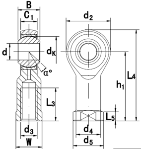SI-T/K Rod End SI-T/K - Rod End