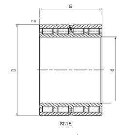 SL12, SL15 - multi-row cylindrical roller bearing