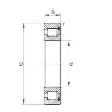 SL1818 - single row full complement cylindrical roller bearing