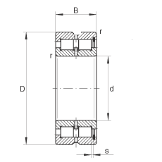 SL1849,SL1850 - double row full complement cylindrical roller bearing