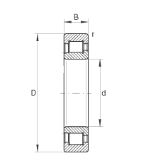 SL1923 - single row full complement cylindrical roller bearing