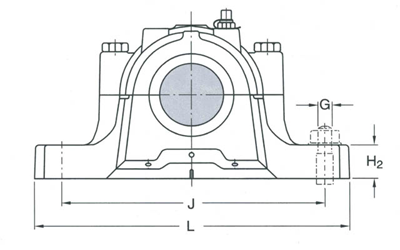 SNL200 bearing housing