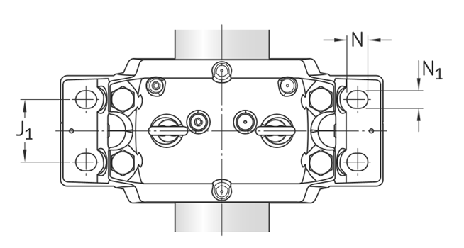 SNL3100 bearing housing