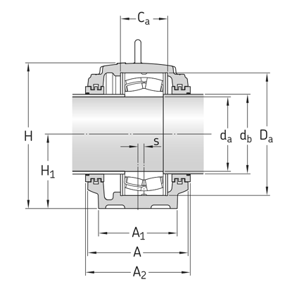 SNL3100 bearing housing