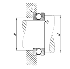 SS511 - stainless steel thrust ball bearing