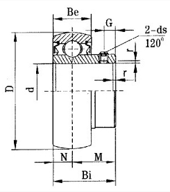 SSB203 stainless steel spherical ball bearing