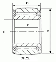 STO - yoke type track roller