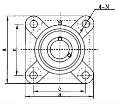 SUCF217 stainless steel ball bearing