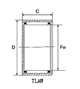 TAM TLAM - drawn cup needle roller bearing