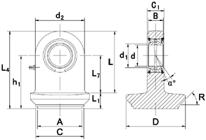 TS-NF - Rod Ends for hydraulic components