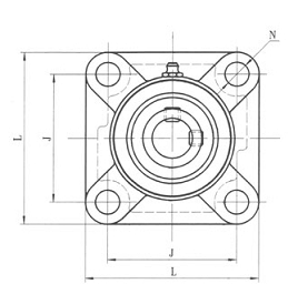 UCF218 ball bearing unit