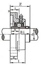 UCF300 - ball bearing unit