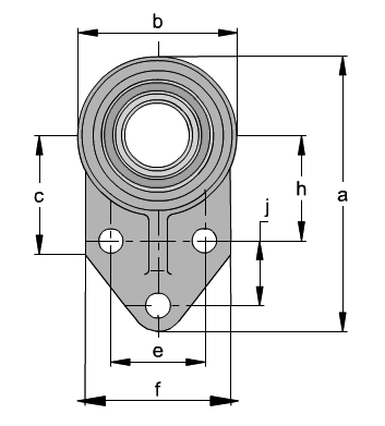 UCFK201 ball bearing unit