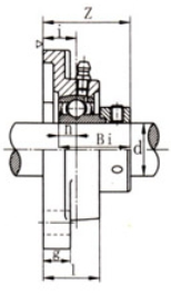 UCFX18-56 ball bearing unit