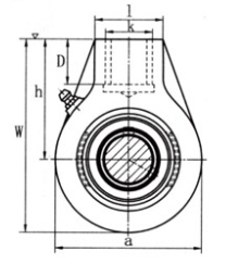 UCHA204 ball bearing unit