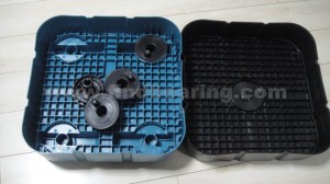 Plastic bearing box